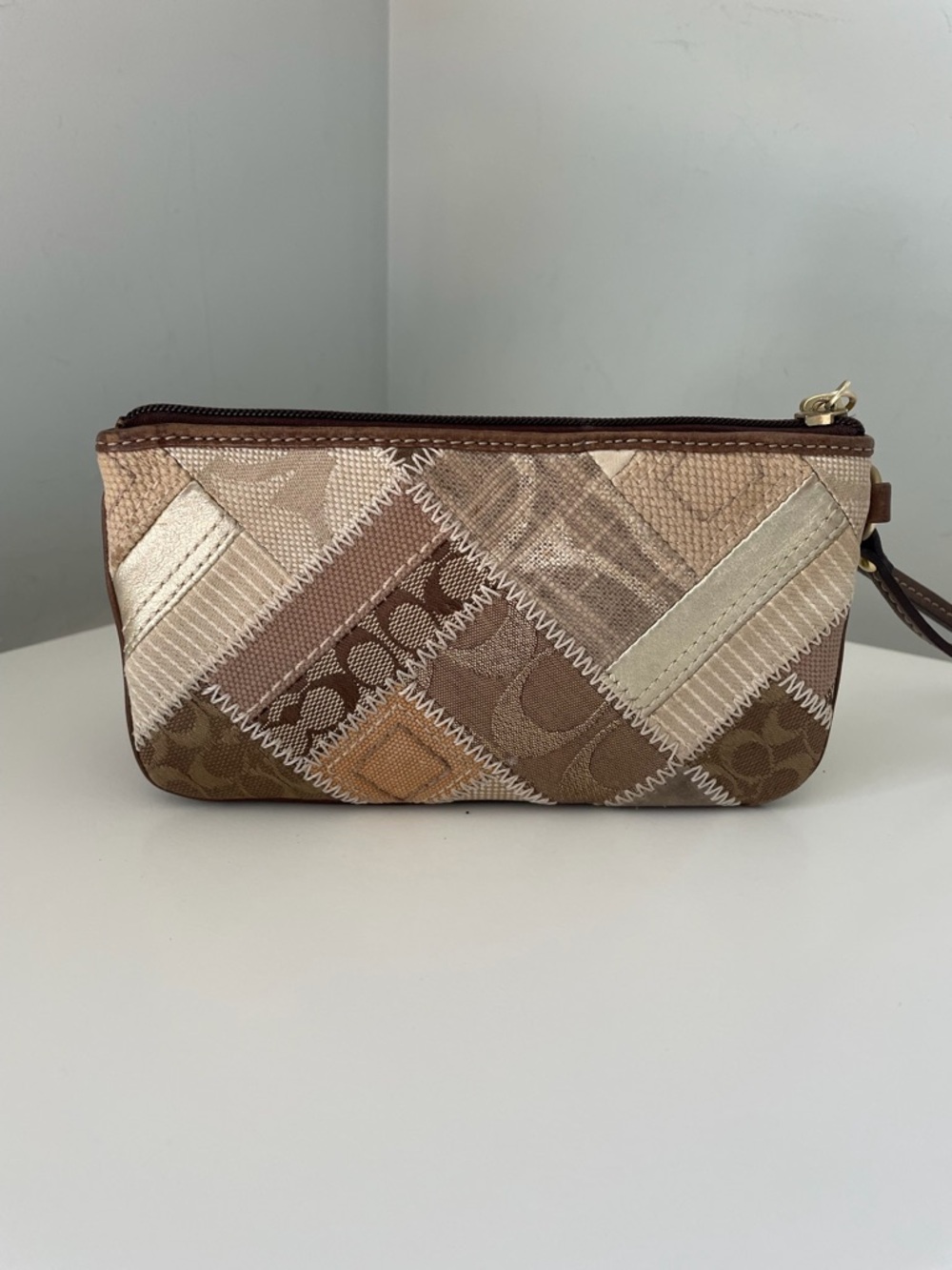 Coach Y2K Patchwork Wristlet - Picture 2 of 11